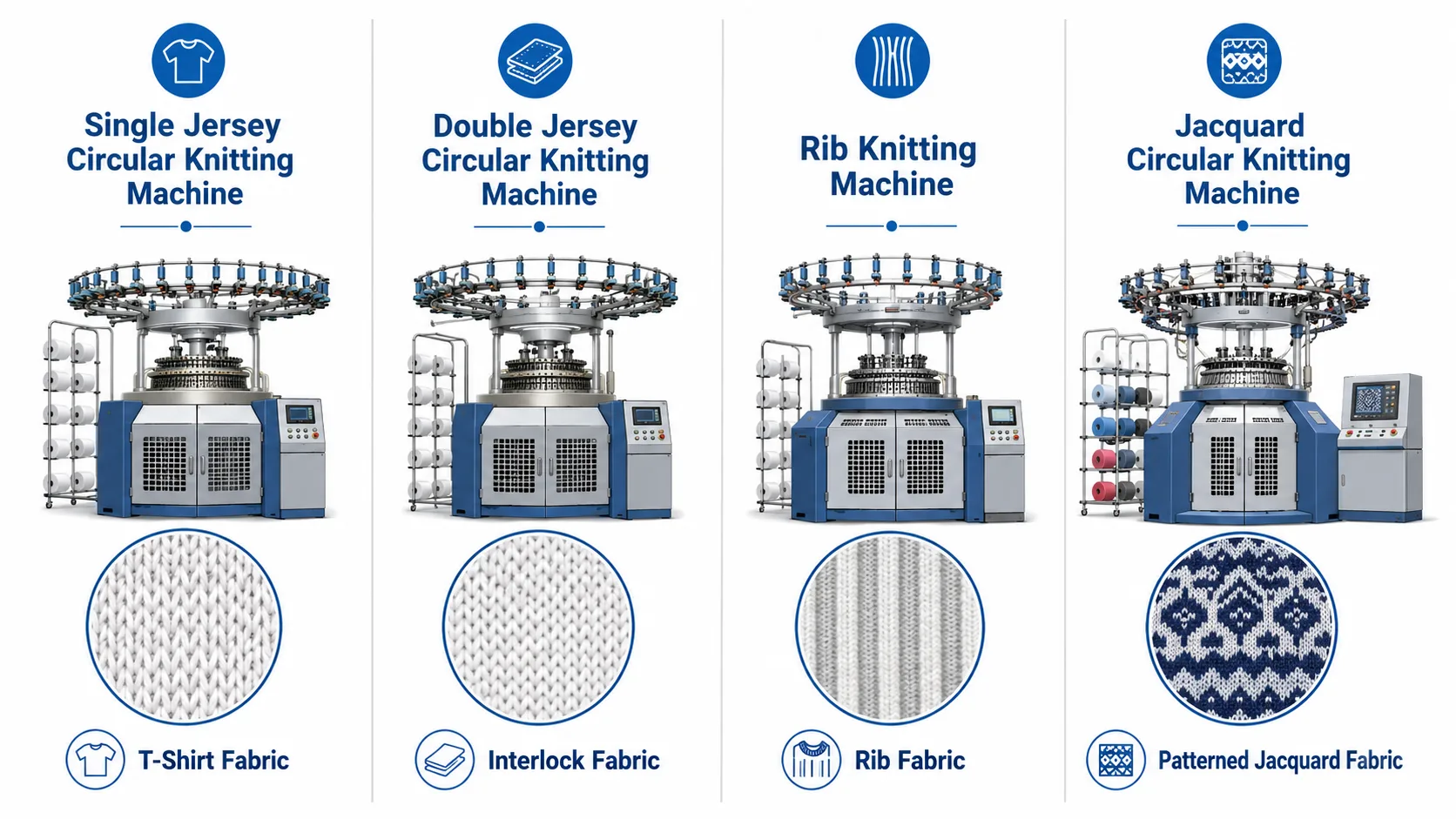 circular-knitting-machine-types các loại máy dệt kim tròn