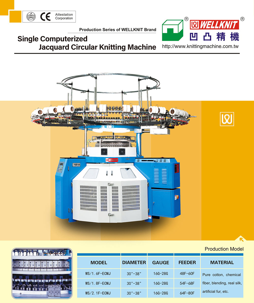 Máy dệt kim tròn Jacquard vi tính hóa đơn